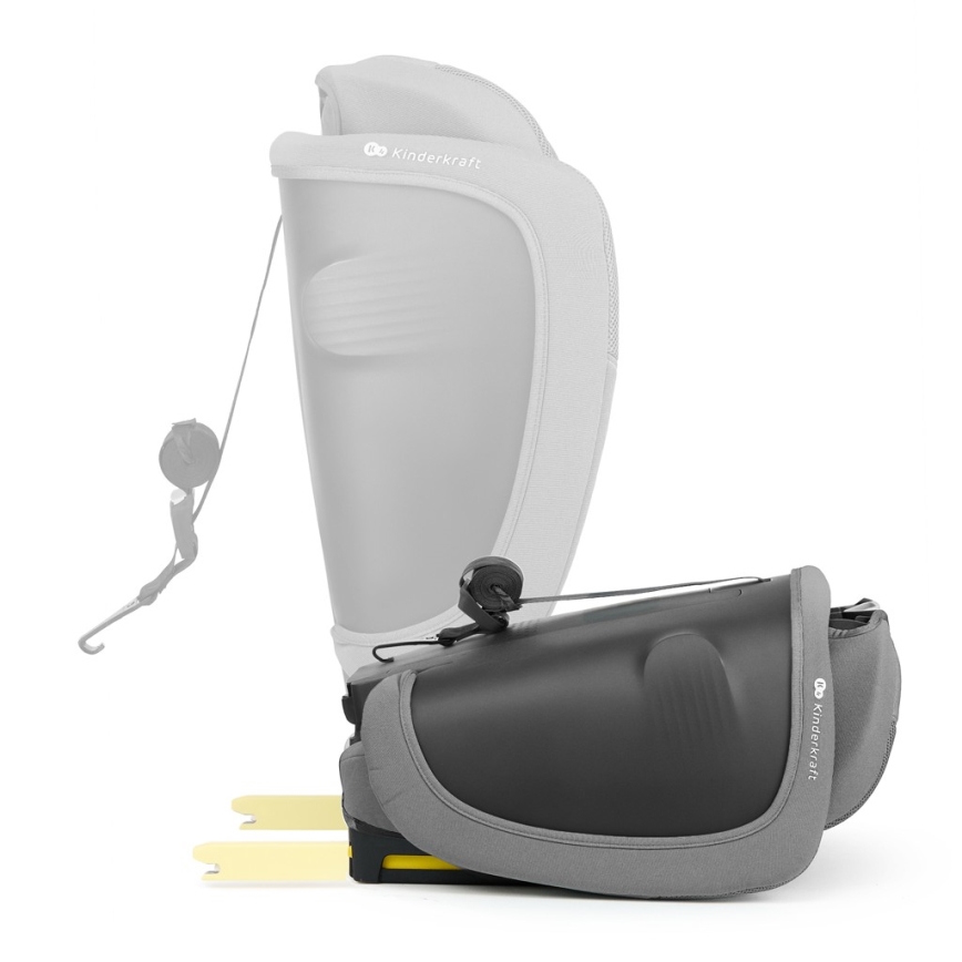 KINDERKRAFT - Scaun auto FIX2GO i-Size 76-150 cm gri