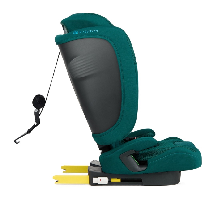KINDERKRAFT - Scaun auto FIX2GO i-Size 76-150 cm, turcoaz