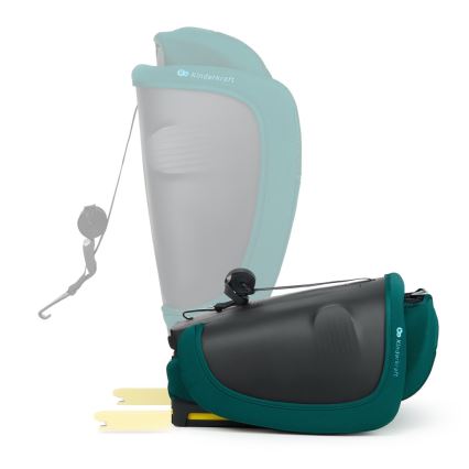 KINDERKRAFT - Scaun auto FIX2GO i-Size 76-150 cm, turcoaz