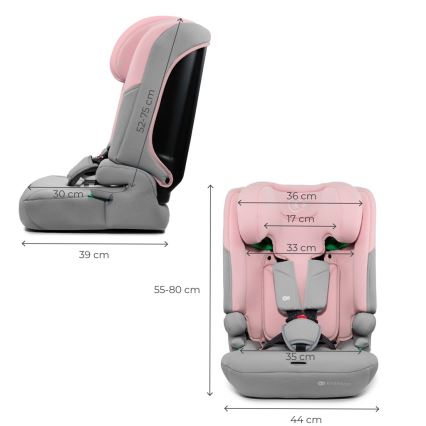 KINDERKRAFT - Scaun auto I-COMFY i-Size 76-150 cm, roz