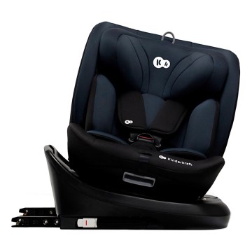 KINDERKRAFT - Scaun auto I-GROW i-Size cu bază rotativă (40-150 cm), negru