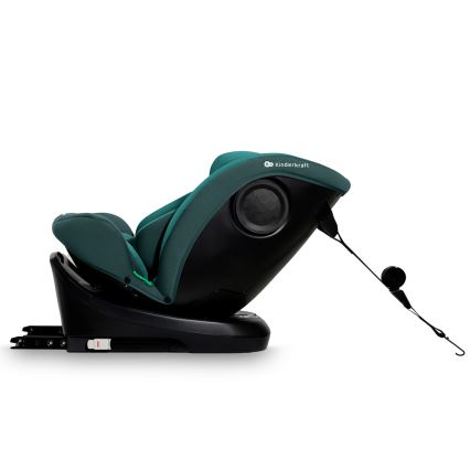 KINDERKRAFT - Scaun auto I-GROW i-Size cu bază rotativă 40-150 cm turcoaz
