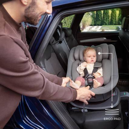 KINDERKRAFT - Scaun auto I-GUARD i-Size 40-105 cm gri