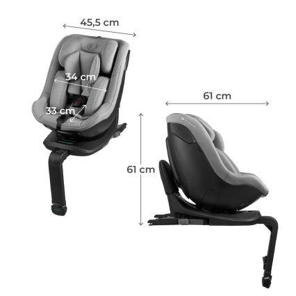 KINDERKRAFT - Scaun auto I-GUARD i-Size 40-105 cm gri