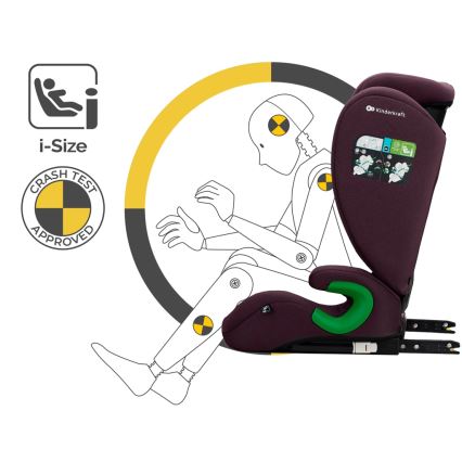 KINDERKRAFT - Scaun auto JUNIOR FIX 2 (100-150 cm) Pearl Cherry