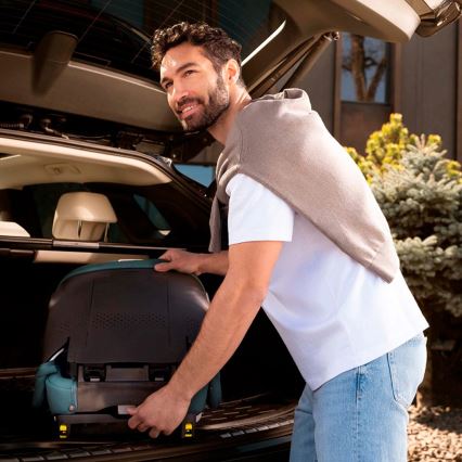 KINDERKRAFT - Scaun auto pliabil UNITY 2 i-Size 100-150 cm, albastru închis