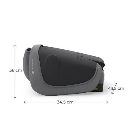 KINDERKRAFT - Scaun auto pliabil UNITY 2 i-Size 100-150 cm, gri