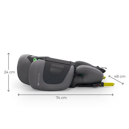 KINDERKRAFT - Scaun auto pliabil XPAND 2 PRO, 100-150 cm, gri