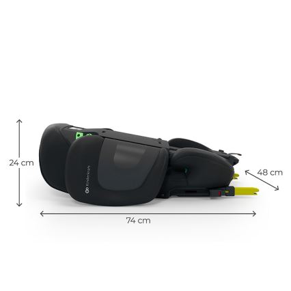KINDERKRAFT - Scaun auto pliabil XPAND 2 PRO 100-150 cm negru