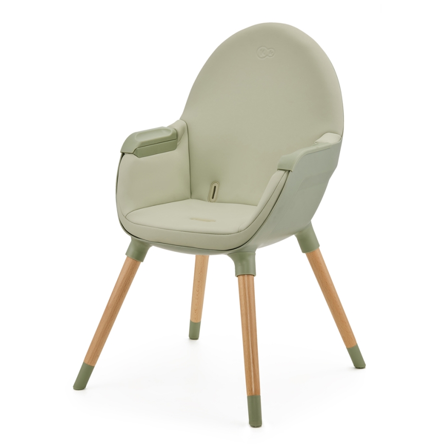 KINDERKRAFT - Scaun de masă pentru copii 2în1 FINI2 fag/verde