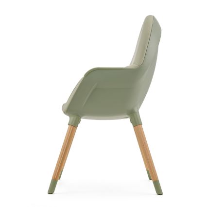 KINDERKRAFT - Scaun de masă pentru copii 2în1 FINI2 fag/verde