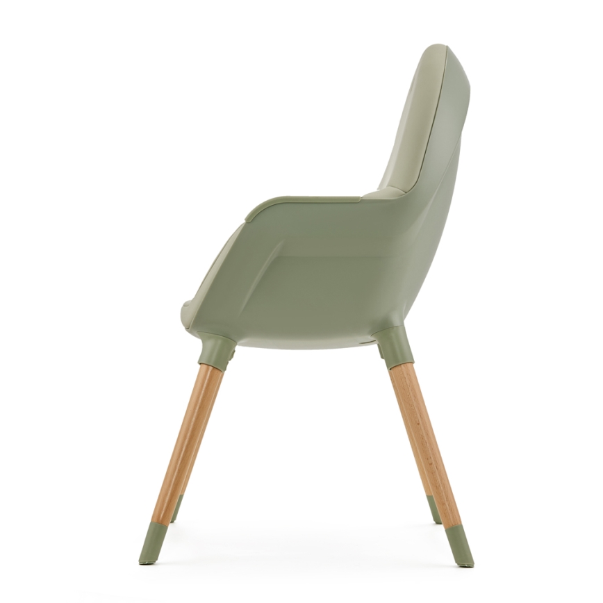 KINDERKRAFT - Scaun de masă pentru copii 2în1 FINI2 fag/verde