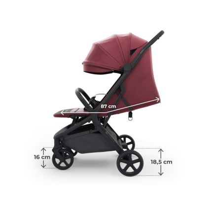 KINDERKRAFT SELECT - Cărucior sport NUBI 3 Dark Ruby