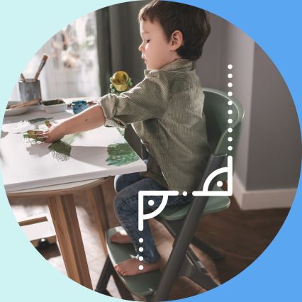 KINDERKRAFT SELECT - Scaun de masă pentru copii 3în1 LIVY Premium Aster roz prăfuit