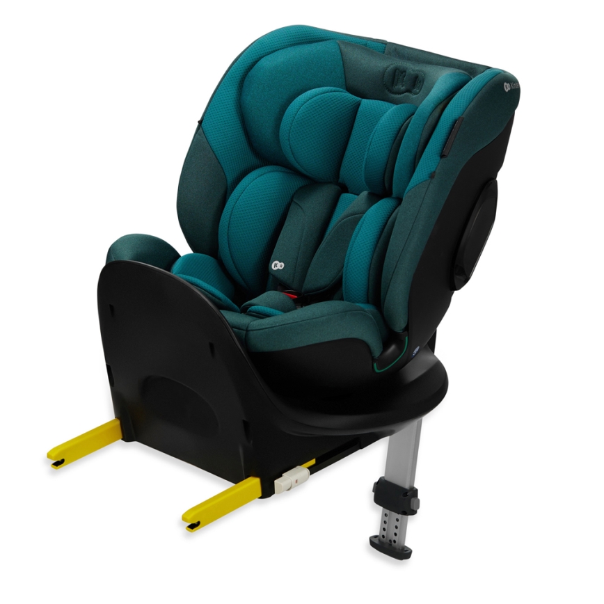 KINDERKRAFT SELECT - Scaun auto cu bază rotativă I-FIX (40-150 cm) Albastru Harbor
