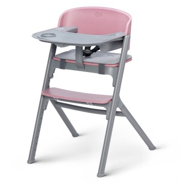 KINDERKRAFT SELECT - Scaun de masă pentru copii 3-în-1 LIVY Premium Aster pink