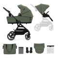 KINDERKRAFT SELECT YOXI - Cărucior combinat 2 în 1, Verde Mystic