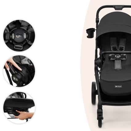 KINDERKRAFT SELECT YOXI - Cărucior sport gri Moonlight