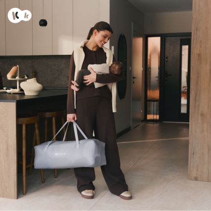 KINDERKRAFT - Tarc de joacă pentru copii ZIKI, gri