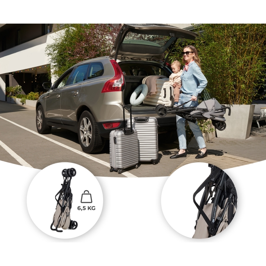 KINDERKRAFT - Cărucior de golf TIK bej