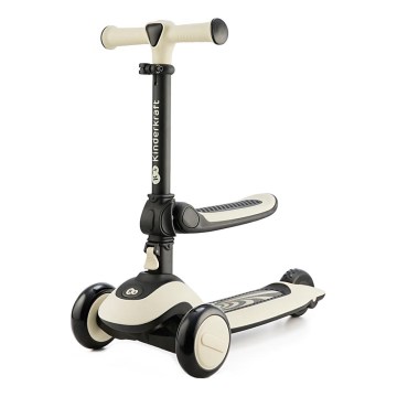 KINDERKRAFT - Trotinetă pentru copii 2în1 HALLEY Stone white