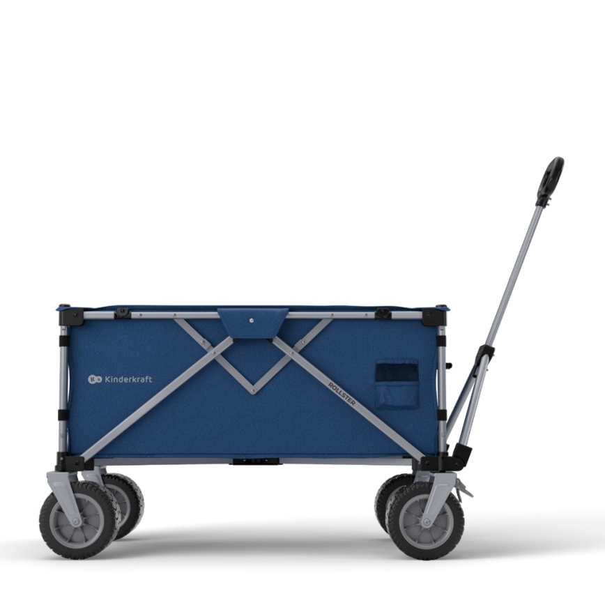 KINDERKRAFT WAGON ROLLSTER - cărucior de transport pliabil, albastru