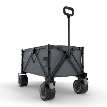 KINDERKRAFT WAGON ROLLSTER - căruț pliabil de transport, gri