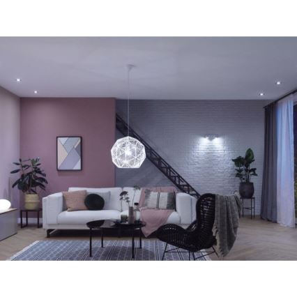 Set de bază Philips Hue WHITE AMBIANCE 2xE27/8W/230V + Hue Bridge și întrerupător dimmer