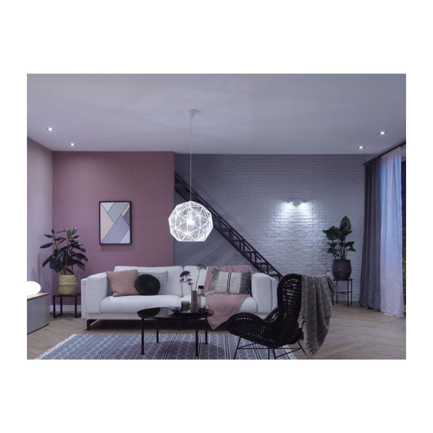 Set de bază Philips Hue WHITE AMBIANCE 2xE27/8W/230V + Hue Bridge și întrerupător dimmer