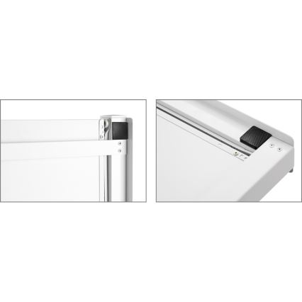 Kit de suprapunere mașină de spălat și uscător cu raft extensibil MK FLORIA MKF-23MZ601 60 cm alb