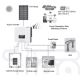 Kit solar: invertor hibrid solar SOFAR 10kW + modul de baterii AMASSTORE 10,24kWh cu bază cu unitate de control al bateriei