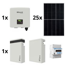 Kit solar: SOLAX Power 10kWp RISEN + invertor 10kW SOLAX 3f + baterie 11,6 kWh