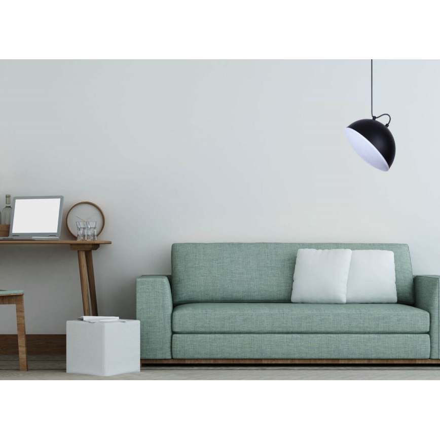 Candelabru LED pe cablu CROWD LED/20W/230V negru