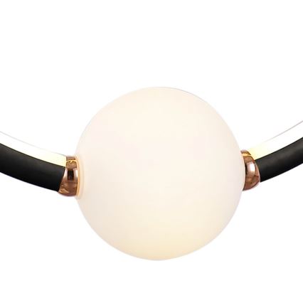 Candelabru LED reglabil pe cablu LIV LED/50W/230V negru + telecomandă