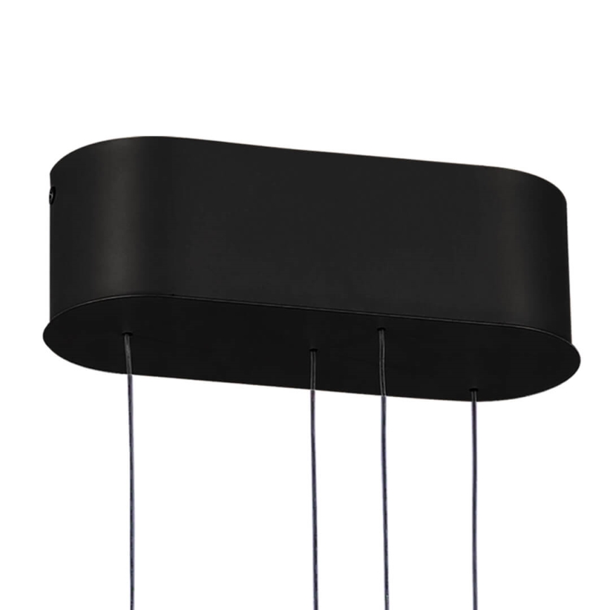 Candelabru LED reglabil pe cablu LIV LED/50W/230V negru + telecomandă