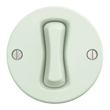 Kliklap - Buton retro fără ramă, verde mentă