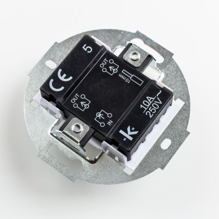 Kliklap - Comutator retro serial fără ramă nr. 5 antracit