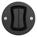 Kliklap - Comutator retro serial fără ramă nr. 5 negru