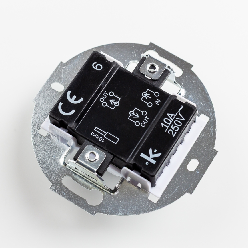 Kliklap - Întrerupător retro pentru scări cu ramă nr. 6, albastru