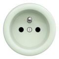 Kliklap - Priză retro de perete fără ramă, 230 V, verde mentă