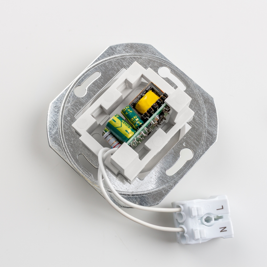 Kliklap - Priză USB retro A+C, ceramică albă, fără ramă