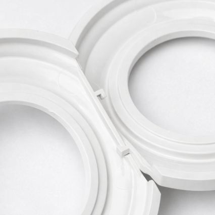 Kliklap - Ramă retro ceramică de capăt, albă