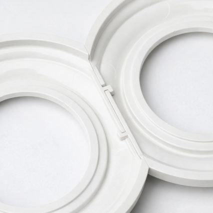 Kliklap - Ramă retro ceramică de capăt, albă