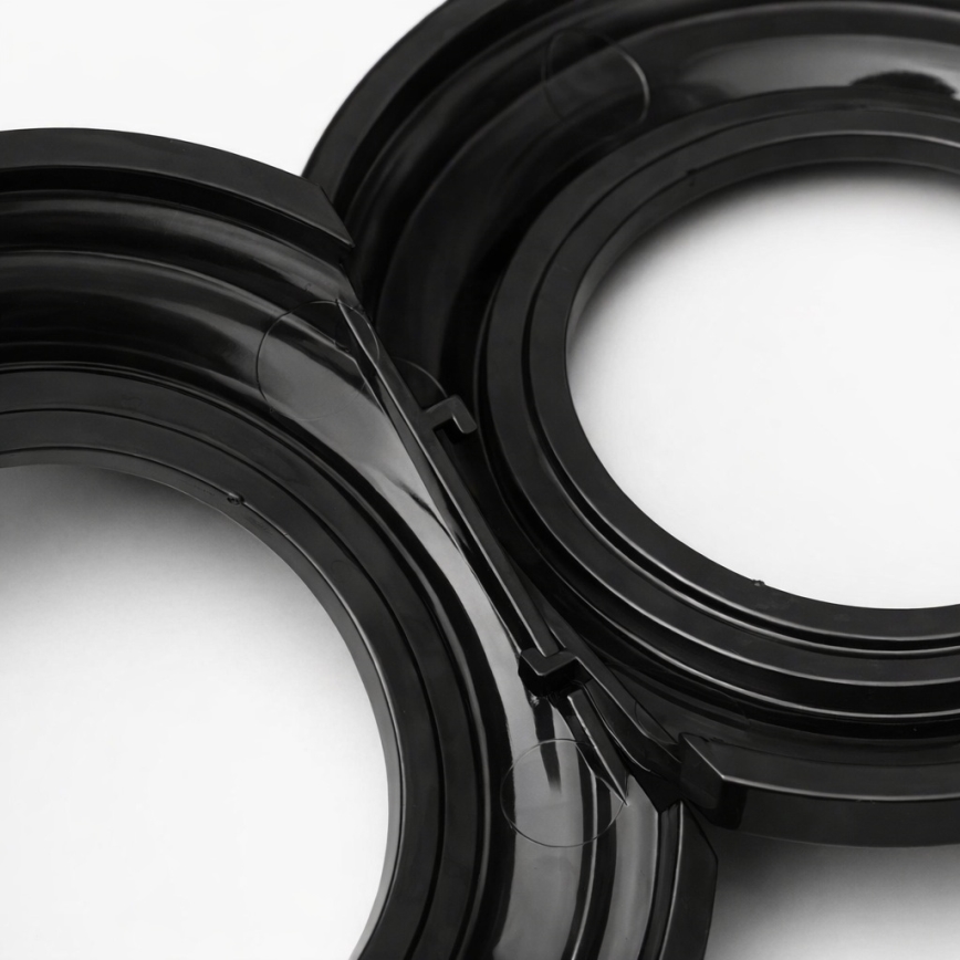 Kliklap - Ramă retro laterală neagră