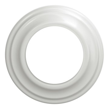 Kliklap - Ramă retro simplă, alb ceramic