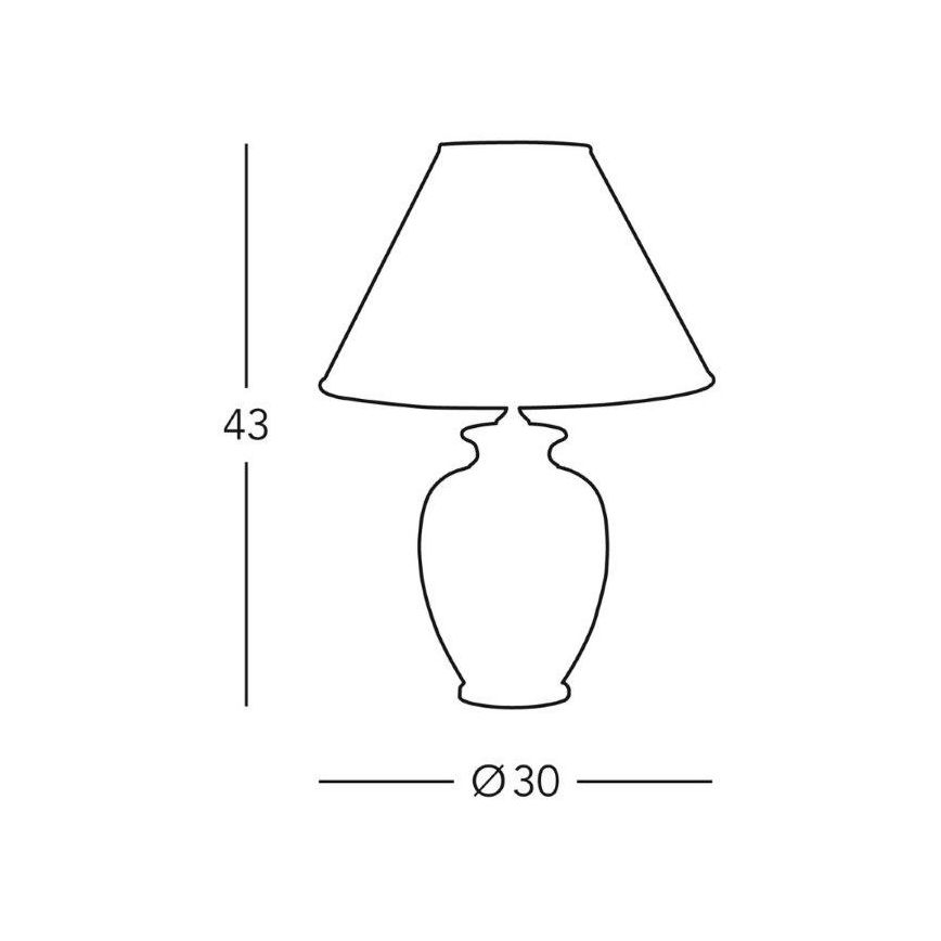 Kolarz 0014.73 - Lampă de masă GIARDINO 1xE27/100W/230V