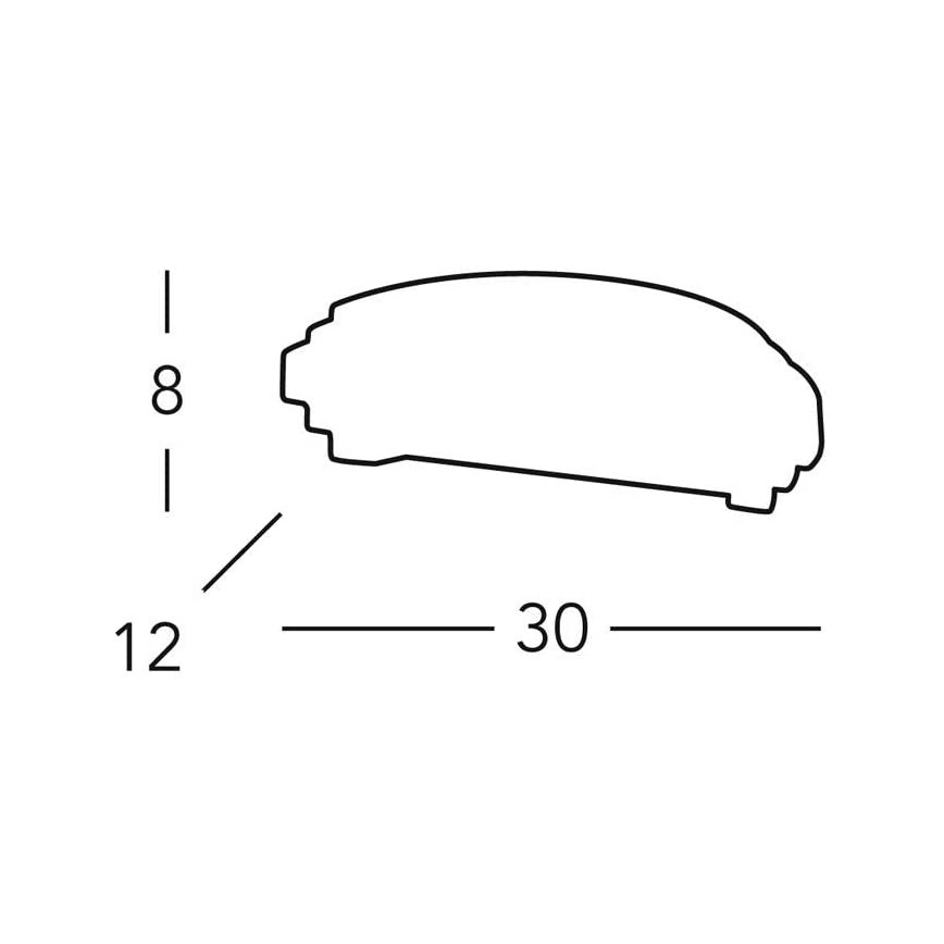 Kolarz 0290.61 - Aplică perete STIEGEL 1xE27/60W/230V