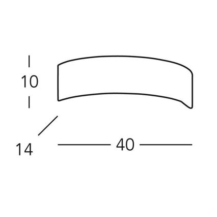 Kolarz 0291.61 - Aplică perete ARCO 1xG9/48W/230V