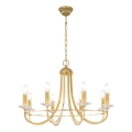 Kolarz 330.88.8C - Candelabru cu cristale pe lanț IMPERIAL 8xE14/60W/230V auriu
