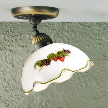 Kolarz 731.10.113 - Lustră aplicată NONNA 1xE27/75W/230V Ø 20 cm vin/căpșuni